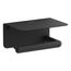 Kumin Covered Horizontal Toilet Paper Holder (Matte Black), K-29221-BL