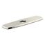 Graze Three-Hole Kitchen Faucet Escutcheon (Vibrant Polished Nickel), K-22071-SN