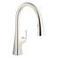 Graze Touchless Pull-Down Kitchen Sink Faucet w/ Three-Function Sprayhead (Vibrant Polished Nickel), K-22068-SN