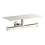 Components Covered Double Toilet Paper Holder (Vibrant Polished Nickel), K-78384-SN
