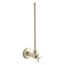 1/2" Npt Angle Supply w/ Stop w/ Cross Handle And Annealed Vertical Tube (Vibrant French Gold), K-7638-AF