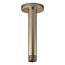 Statement 6" Ceiling-Mount Single-Function Rainhead Arm And Flange (Vibrant Brushed Bronze), K-26320-BV
