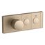 Anthem Two-Outlet Recessed Mechanical Thermostatic Valve Control (Vibrant Brushed Bronze), K-26346-9-BV