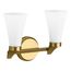 Simplice Two-Light Sconce (Brushed Moderne Brass), K-26847-SC02-2GL
