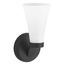 Simplice One-Light Sconce (Matte Black), K-26846-SC01-BLL