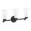Simplice Three-Light Sconce (Matte Black), K-26848-SC03-BLL