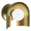 Jabot One-Light Sconce (Jade w/Brushed Moderne Brass Accents), K-31782-SC01-6GL