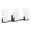 Honesty Three-Light Sconce (Matte Black), K-31494-SC03-BLL