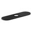 8" Escutcheon Plate For Insight And Kinesis Faucet (Matte Black), K-13479-A-BL
