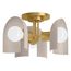 Jabot 3-13/16" Flush-Mount (Biscuit Satin w/ Brushed Moderne Brass), K-31786-FM03-SLG