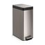 13-Gallon Stainless Steel Slim Step Trash Can w/ Bifold Lid (Stainless Steel), K-23826-ST