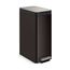 13-Gallon Stainless Steel Slim Step Trash Can w/ Bifold Lid (Black Stainless), K-23826-BST