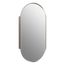Verdera 20" X 40" Capsule Framed Medicine Cabinet (Brushed Nickel), K-35574-BNL