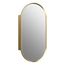 Verdera 15" X 30" Capsule Framed Medicine Cabinet (Moderne Brushed Gold), K-35573-BGL