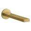 Composed Wall-Mount Touchless Bathroom Faucet w/ Kinesis Sensor Technology, Ac-Powered (Vibrant Brushed Moderne Brass), K-123C36-SANA-2MB