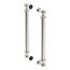 Artifacts 16-7/16" Back-To-Back Shower Door Handles (Vibrant Polished Nickel), K-701728-SN