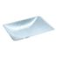 Yepsen 20" Rectangular Undermount Bathroom Sink, No Overflow (Translucent Dusk), K-28823-TG1