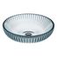 Salute 15" Round Vessel Bathroom Sink, No Overflow (Translucent Dusk), K-28824-TG1