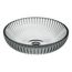 Salute 15" Round Vessel Bathroom Sink, No Overflow (Translucent Stone), K-28824-TG8