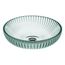 Salute 15" Round Vessel Bathroom Sink, No Overflow (Translucent Dew), K-28824-TG2