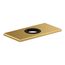 4" Escutcheon Plate For Insight And Kinesis Faucet (Vibrant Brushed Moderne Brass), K-13478-B-2MB