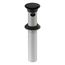 Clicker Drain w/ Overflow (Matte Black), K-25322-BL