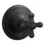 Artifacts Mastershower Volume Control Valve Trim w/ Cross Handle (Matte Black), K-T72771-3-BL