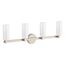 Crue Four-Light Sconce (Brushed Nickel), K-35875-SC04-BNL