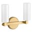 Crue Two-Light Sconce (Brushed Moderne Brass), K-35873-SC02-2GL