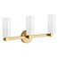 Crue Three-Light Sconce (Brushed Moderne Brass), K-35874-SC03-2GL