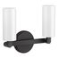 Crue Two-Light Sconce (Matte Black), K-35873-SC02-BLL