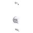 Pitch Rite-Temp Bath And Shower Trim Kit w/ Push-Button Diverter, Without Showerhead (Polished Chrome), K-T49979-4L-CP