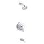 Pitch Rite-Temp Bath And Shower Trim Kit w/ Push-Button Diverter And Lever Handle, 2.5 Gpm (Polished Chrome), K-T49980-4Y-CP