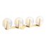 Hint Four-Light Sconce (Brushed Moderne Brass), K-38399-SC04S-2GL