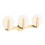 Hint Three-Light Sconce (Brushed Moderne Brass), K-38398-SC03-2GL