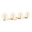 Hint Four-Light Sconce (Brushed Moderne Brass), K-38399-SC04-2GL