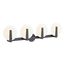 Hint Four-Light Sconce (Matte Black), K-38399-SC04-BLL