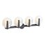 Hint Four-Light Sconce (Matte Black), K-38399-SC04S-BLL