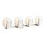 Hint Four-Light Sconce (Brushed Nickel), K-38399-SC04S-BNL