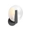 Hint One-Light Sconce (Matte Black), K-38396-SC01S-BLL