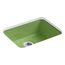 Iron/Tones 24-1/4" Top-/Undermount Single-Bowl Bar Sink (Fresh Green), K-6585-34