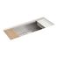 Strive 44" Undermount Single-Bowl Workstation Kitchen Sink (Stainless Steel), K-33665-PC-NA