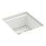Billings 18" Undermount Bar Sink (Matte White), K-33711-CM6