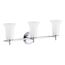 Bellera Three-Light Sconce w/ Frosted Shades (Polished Chrome), K-38406-SC03-CPL