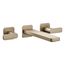 Parallel Wall-Mount Bathroom Faucet Trim, 1.2 Gpm (Vibrant Brushed Bronze), K-T27120-4-BV
