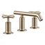 Purist Widespread Bathroom Faucet w/ Cross Handles, 1.2 Gpm (Vibrant Brushed Bronze), K-14410-3-BV
