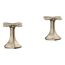 Occasion Cross Bathroom Faucet Handles (Vibrant Brushed Bronze), K-27010-3-BV