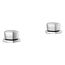Occasion Knob Bathroom Faucet Handles (Polished Chrome), K-27010-9-CP