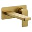 Parallel Wall-Mount Single-Handle Bathroom Faucet, 1.2 Gpm (Vibrant Brushed Moderne Brass), K-22567-4-2MB