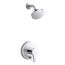 Elate Rite-Temp Shower Trim Kit w/ Push-Button Diverter, 1.5 Gpm (Polished Chrome), K-T35326-4H-CP